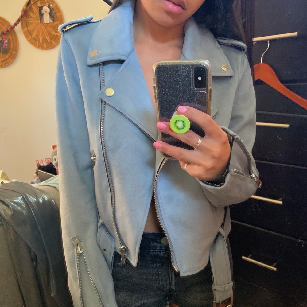 Zara Suede Motor Jacket